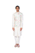 Asymmetric Waistcoat, Kurta and Churidar